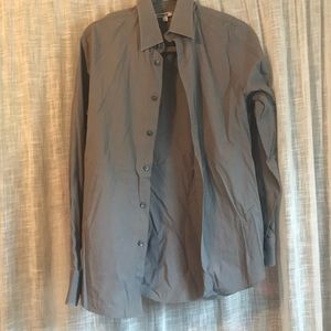 Express 1MX gray dress shirt 14-14 1/2 neck